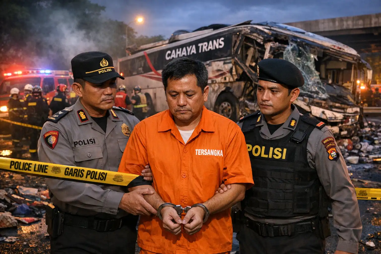 Read more about the article Dirut Cahaya Trans Jadi Tersangka Pada Kasus Kecelakaan Tewaskan 16 Orang di Semarang