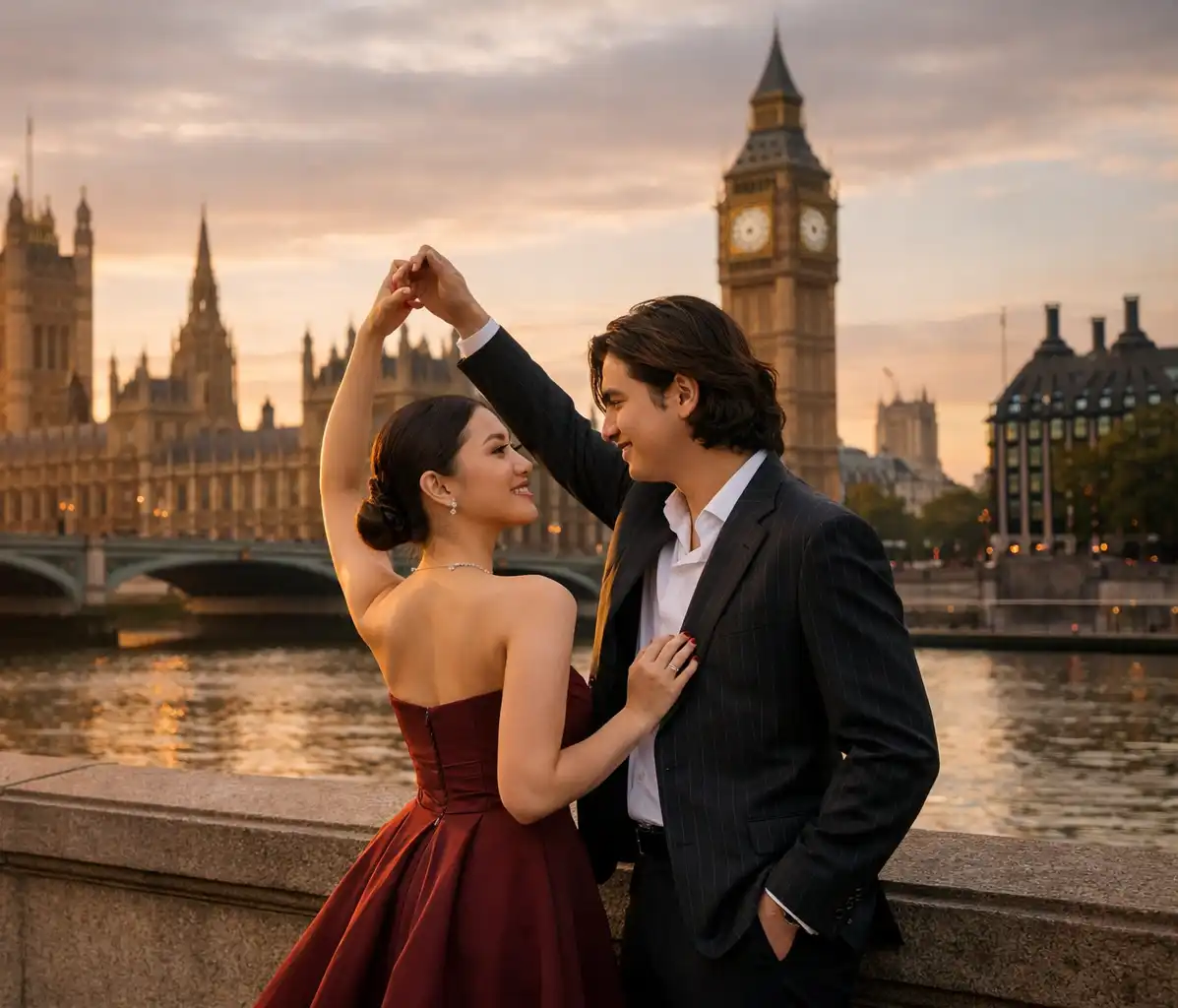 Read more about the article Prewedding El Rumi dan Syifa Hadju Tampil Romantis Layaknya Royal Couple di London