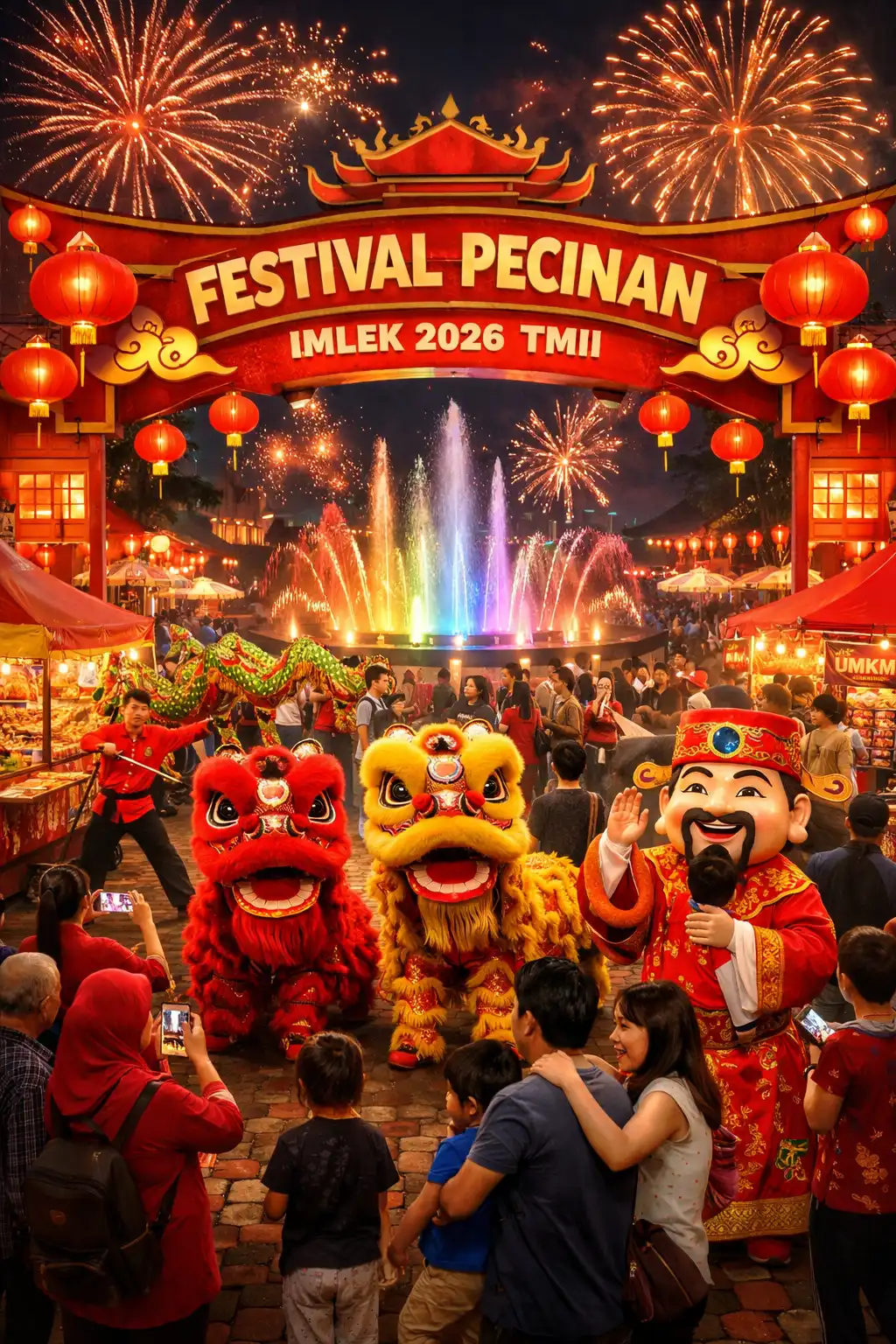 Read more about the article Kemeriahan Imlek di TMII Lewat Festival Pecinan, Targetkan 50 Ribu Pengunjung