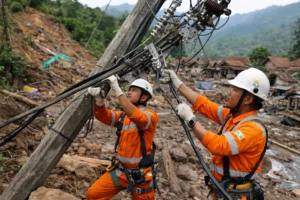 Read more about the article Pemulihan Listrik Pascabencana di Aceh Hampir Rampung, Tinggal 13 Desa Belum Teraliri