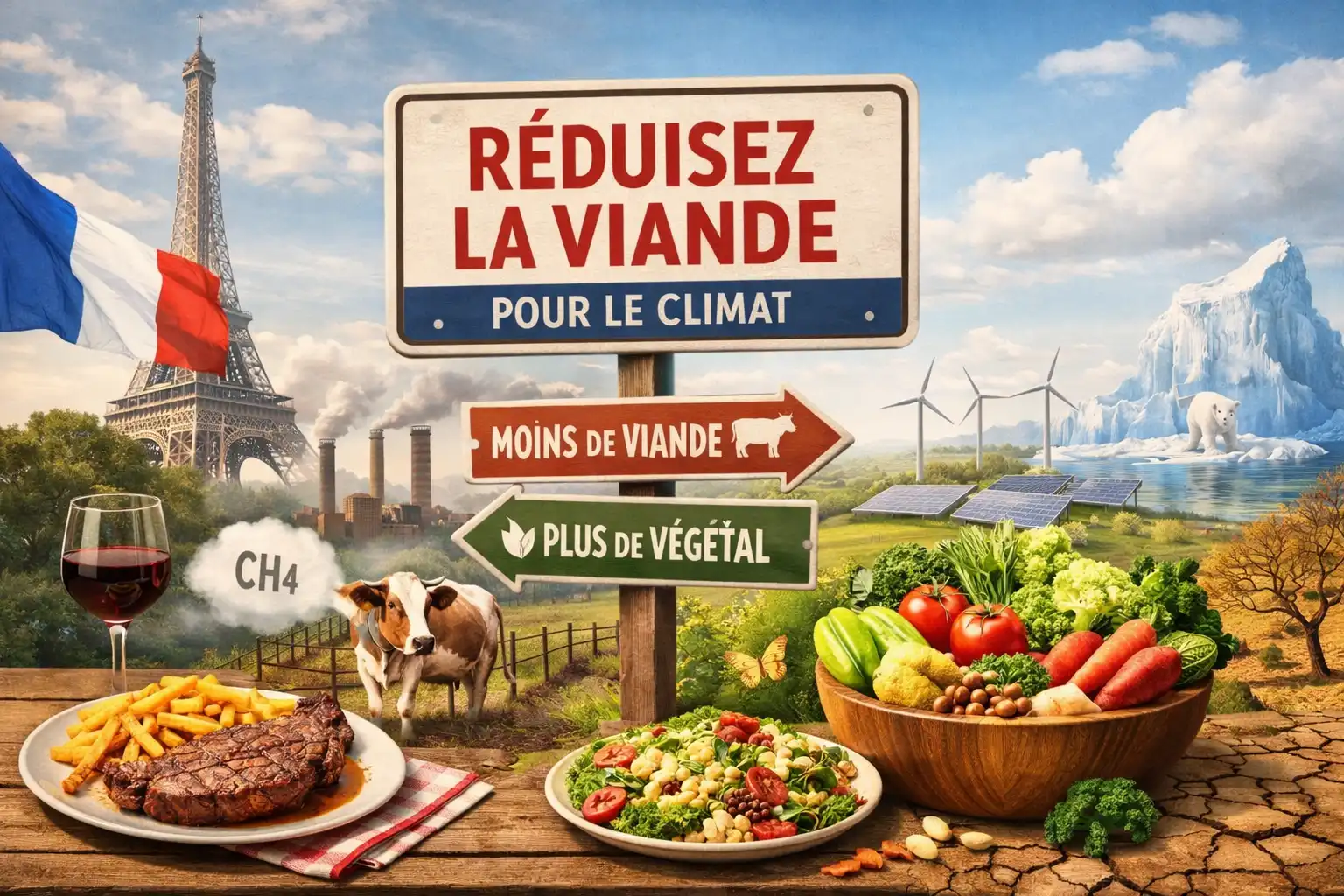 Read more about the article Kebijakan Baru Prancis: Diet sebagai Strategi Dengan Kurangi Daging
